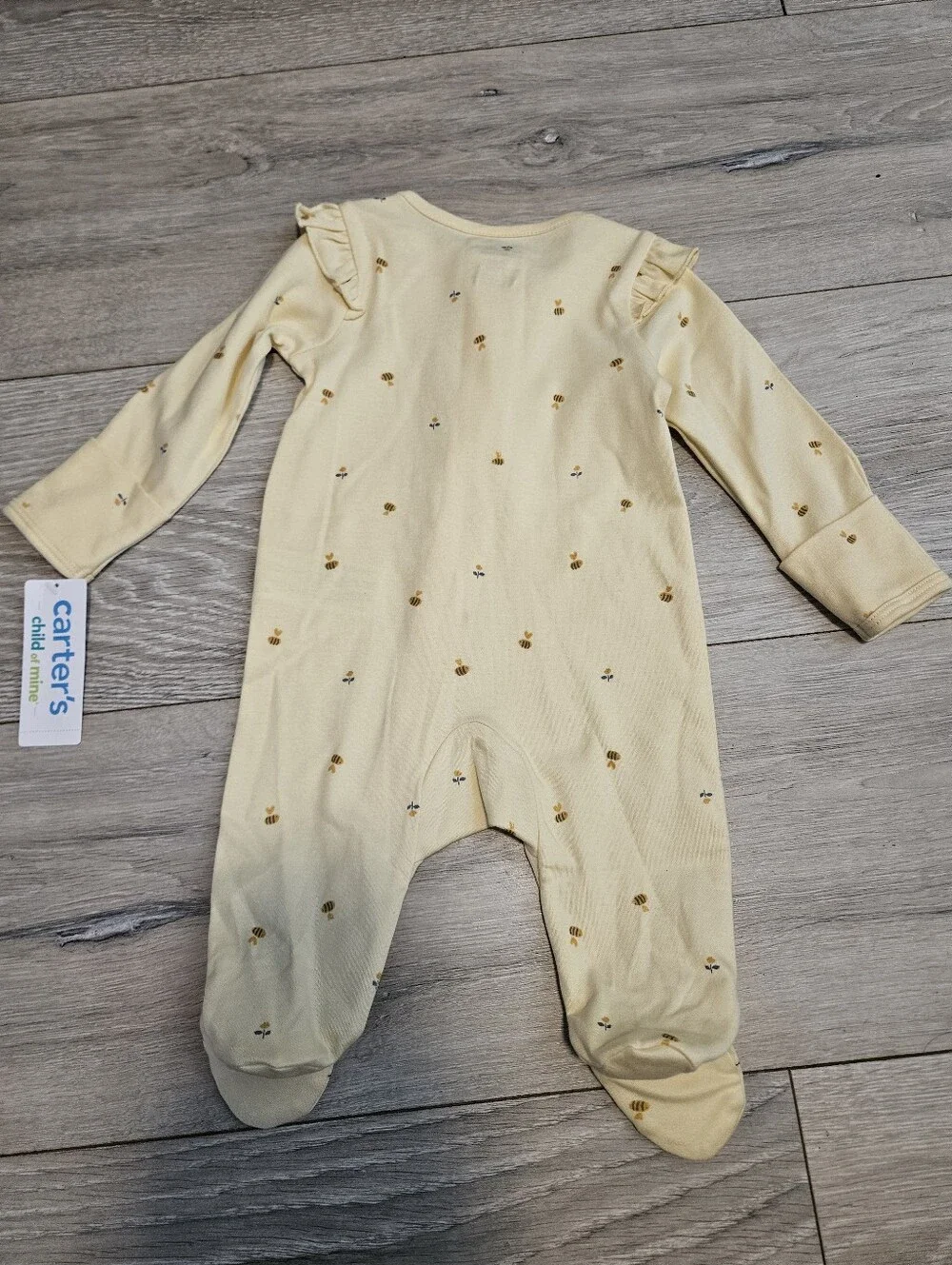 NWT Lot 5 Carters Child Of Mine Baby Girl Footed Sleep Play Pajamas 0-3 Months